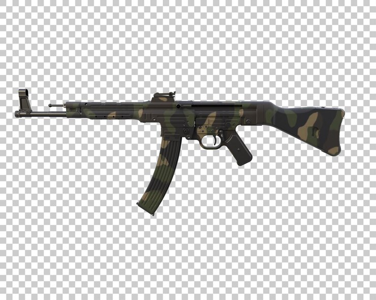 Riffle isolato sullo sfondo illustrazione di rendering 3D