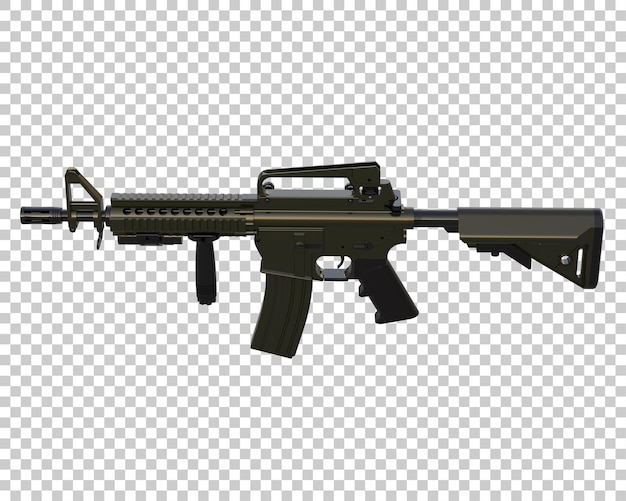 Riffle isoliert auf dem Hintergrund 3D-Rendering-Illustration