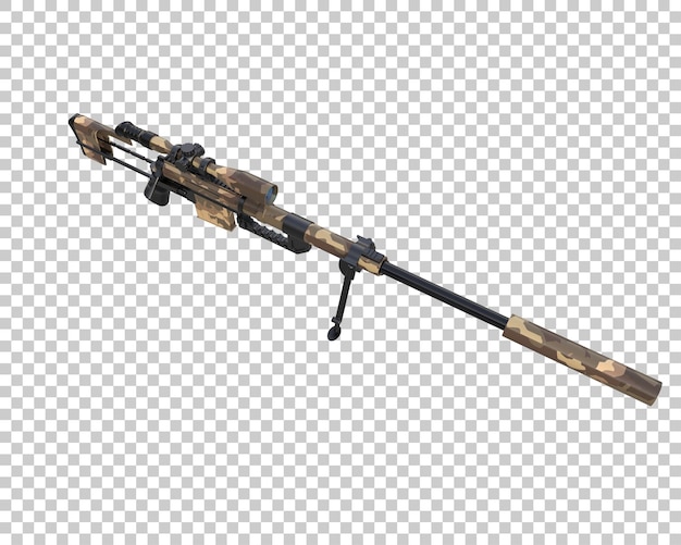 Riffle isoliert auf dem Hintergrund 3D-Rendering-Illustration