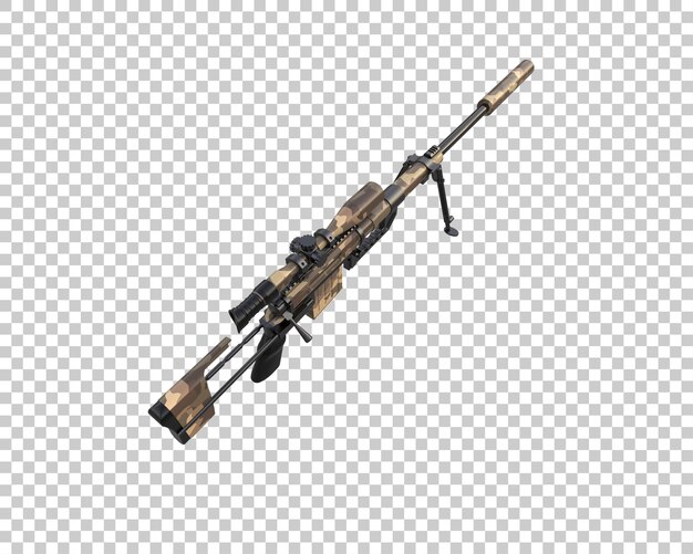 Riffle isoliert auf dem Hintergrund 3D-Rendering-Illustration
