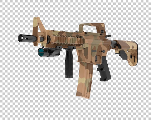 Riffle isoliert auf dem Hintergrund 3D-Rendering-Illustration