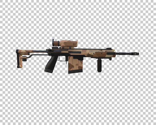 Riffle isoliert auf dem Hintergrund 3D-Rendering-Illustration