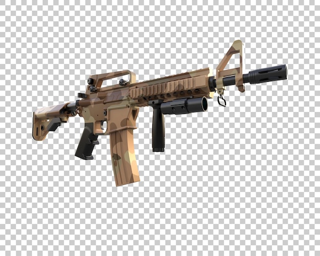 Riffle isoliert auf dem Hintergrund 3D-Rendering-Illustration