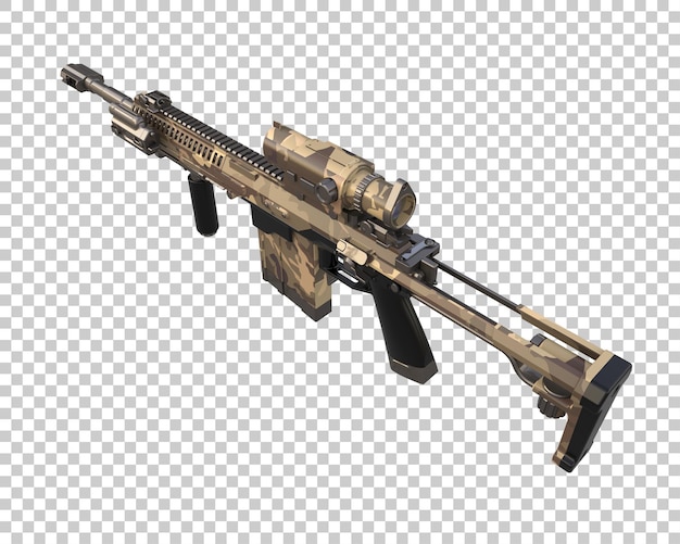 Riffle isoliert auf dem Hintergrund 3D-Rendering-Illustration