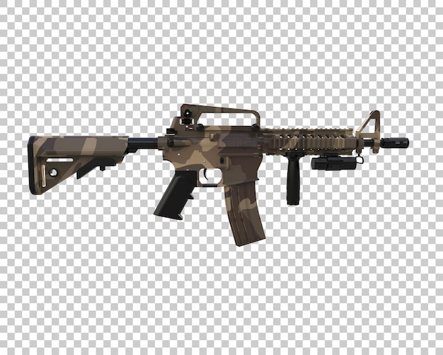 Riffle isoliert auf dem Hintergrund 3D-Rendering-Illustration
