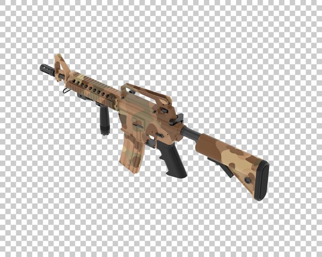 Riffle isoliert auf dem Hintergrund 3D-Rendering-Illustration