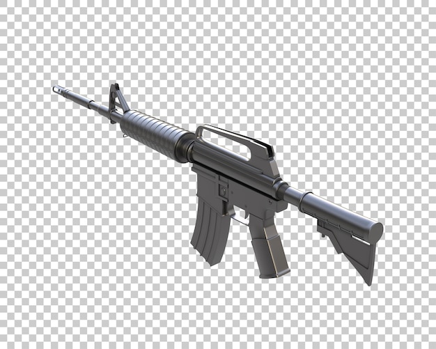 PSD riffle isoliert auf dem hintergrund 3d-rendering-illustration