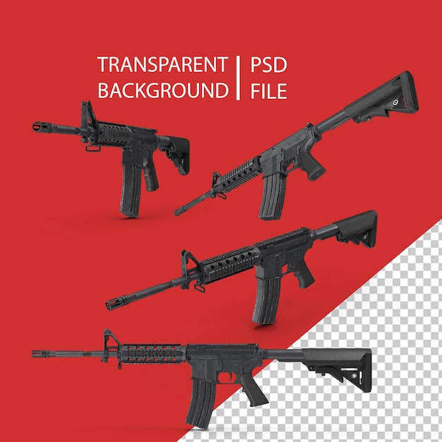 PSD rifle de asalto m4 png