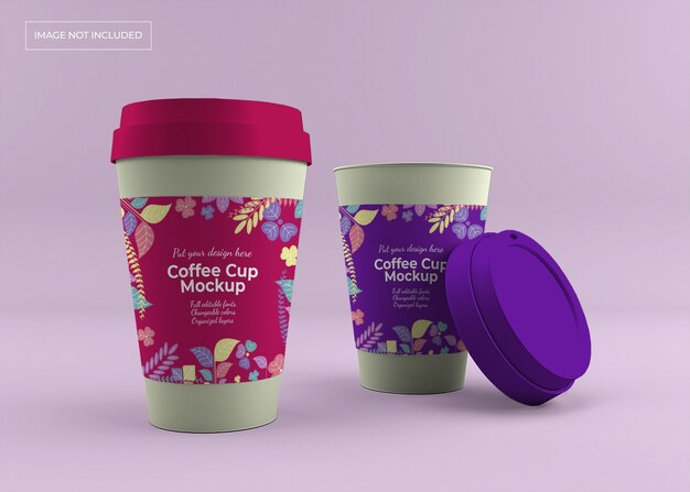 Rimuovi il modello della tazza di caffè