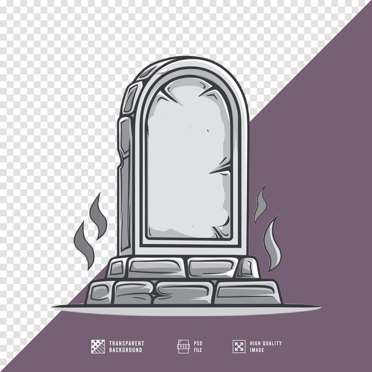 PSD rip lápida sin fondo calidad hd