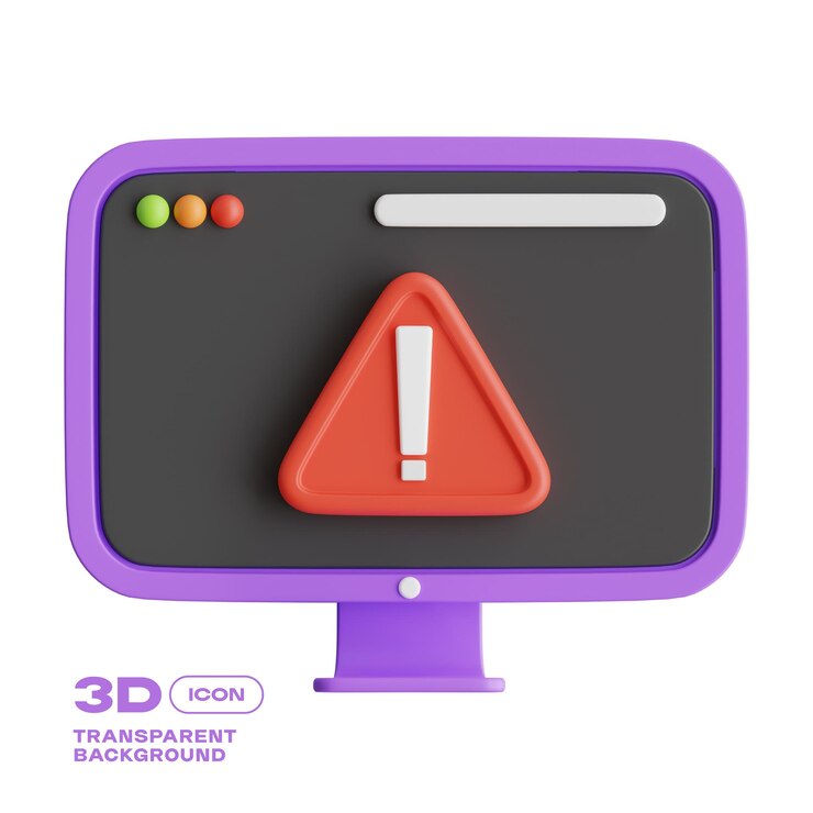 PSD risk management 3d icon png template