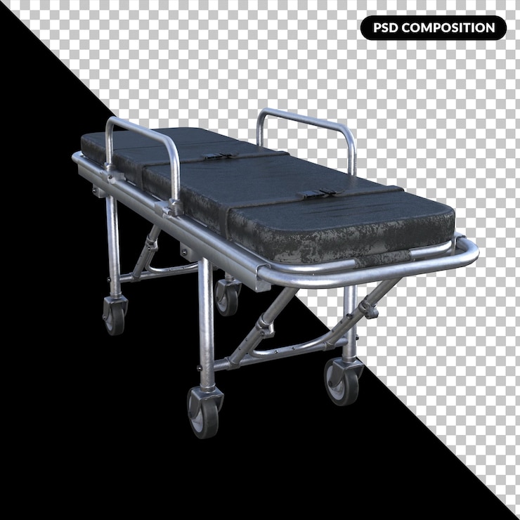 PSD risorsa ospedaliera rendering 3d psd premium