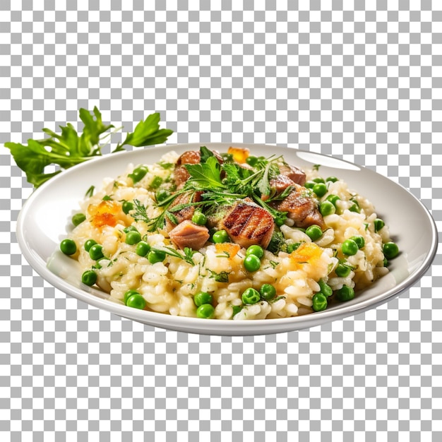 Risotto auf durchsichtigem hintergrund