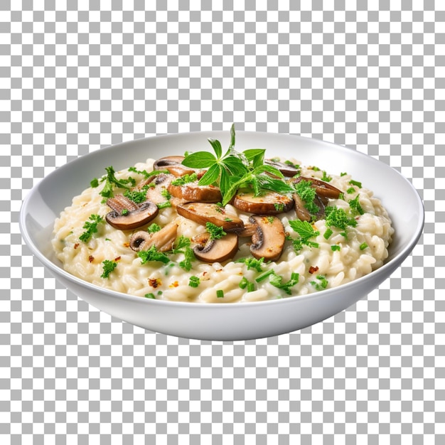 PSD risotto sur fond transparent