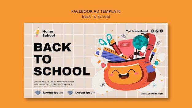 Ritorno a scuola modello facebook