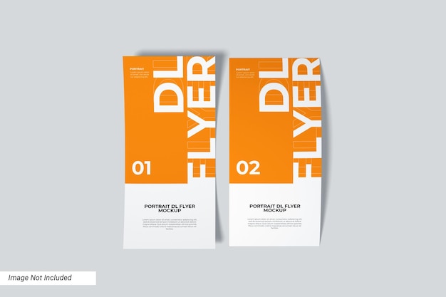 Ritratto DL Flyer Mockup