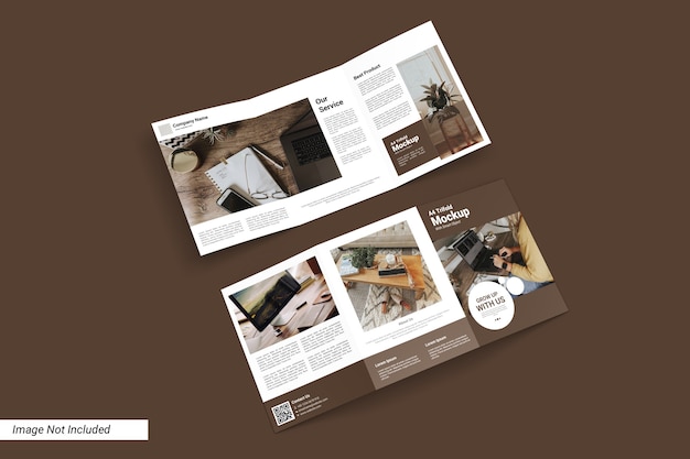 Ritratto Trifold Mockup