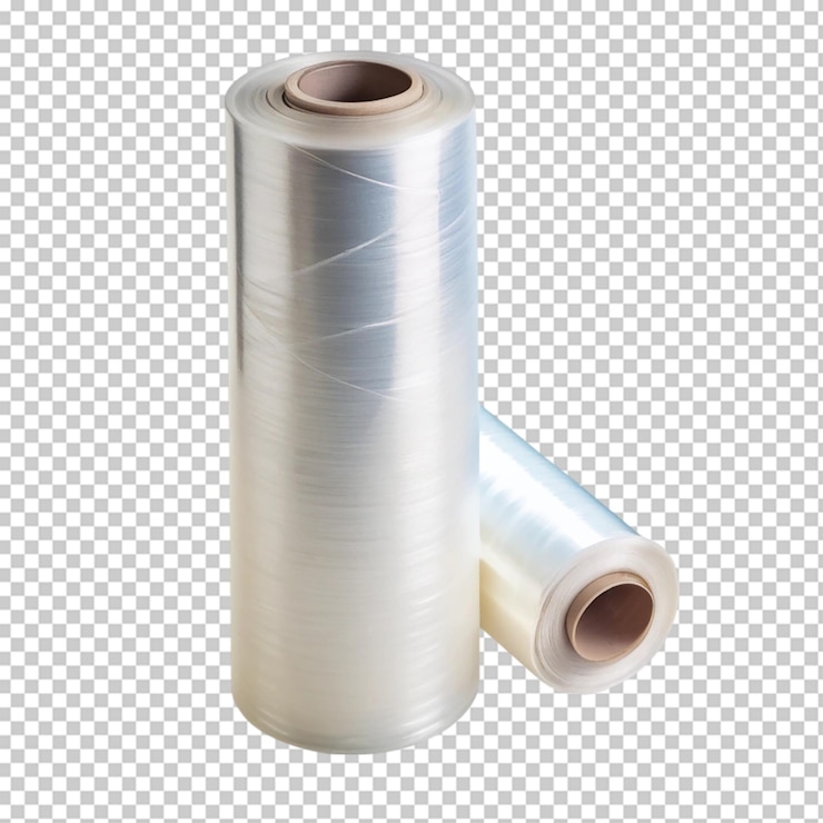 PSD rivestimento di plastica trasparente su sfondo trasparente