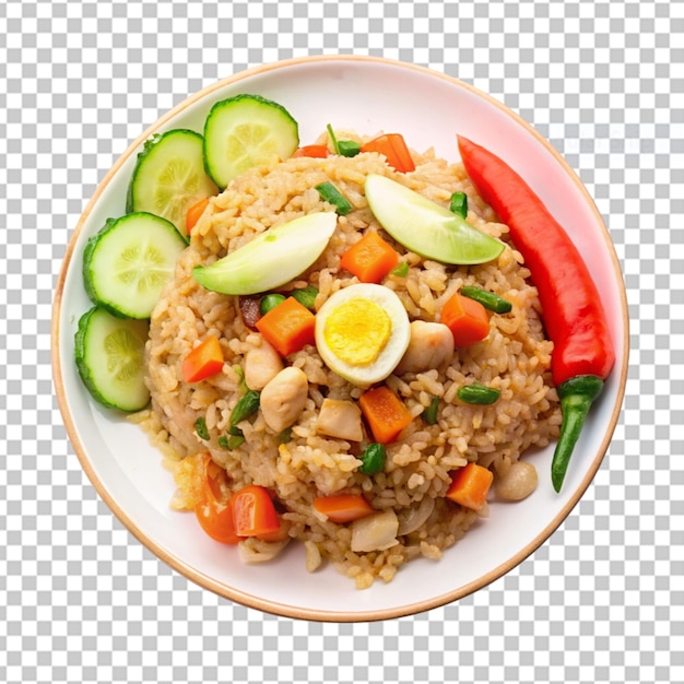 PSD le riz frit asiatique nasi goreng