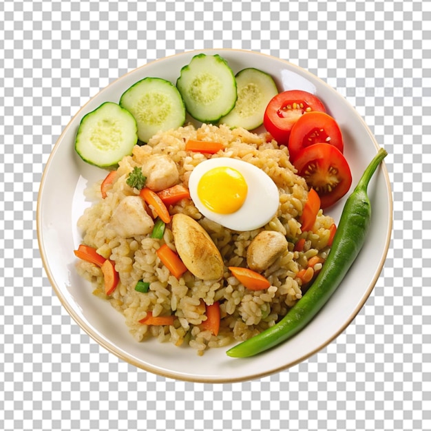 PSD le riz frit asiatique nasi goreng