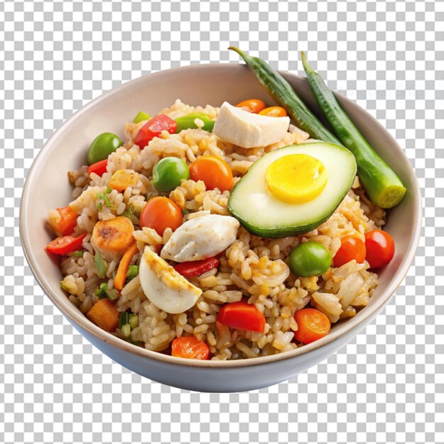 PSD le riz frit asiatique nasi goreng