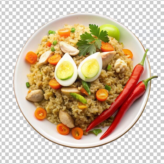 PSD le riz frit asiatique nasi goreng