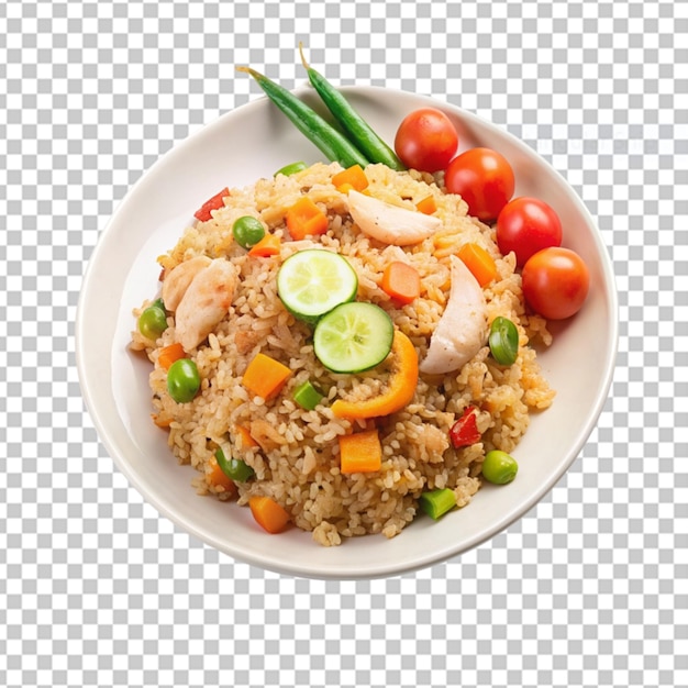 PSD le riz frit asiatique nasi goreng