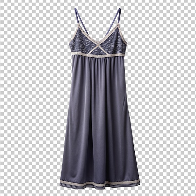 PSD robe de nuit sur fond blanc