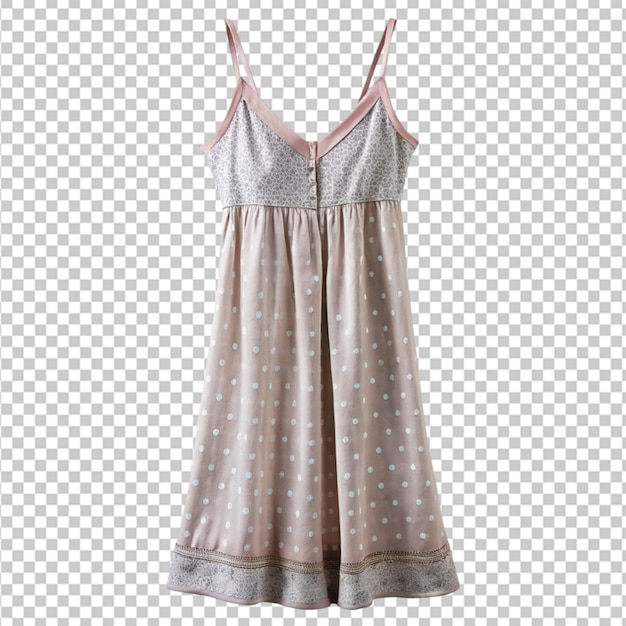 PSD robe de nuit sur fond blanc