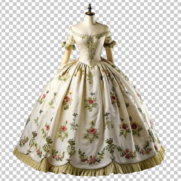 Robe De Soirée Du Xviiie Siècle