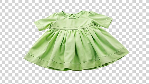 Une Robe Verte Isolée Sur Un Fond Transparent