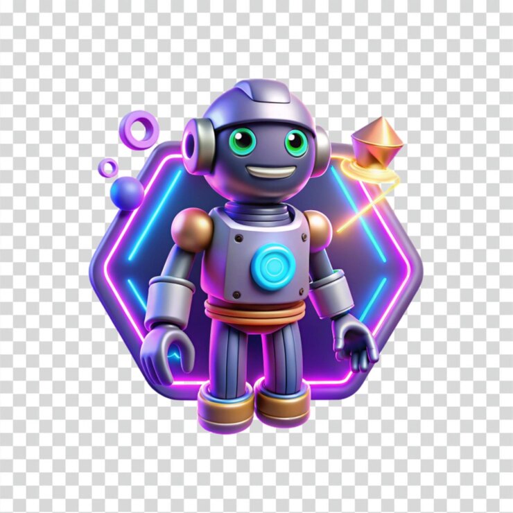 PSD robot 3d amistoso