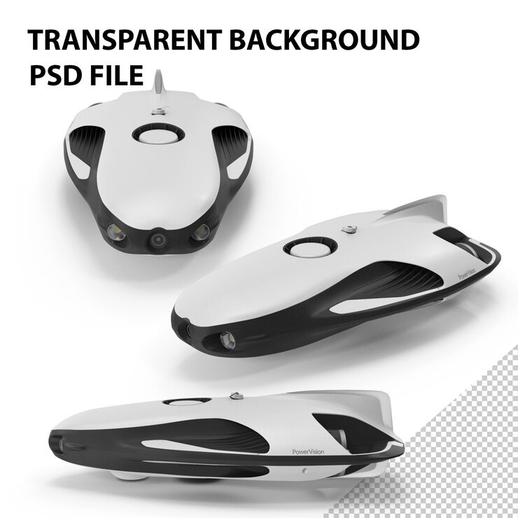 PSD robot bajo el agua powerray png