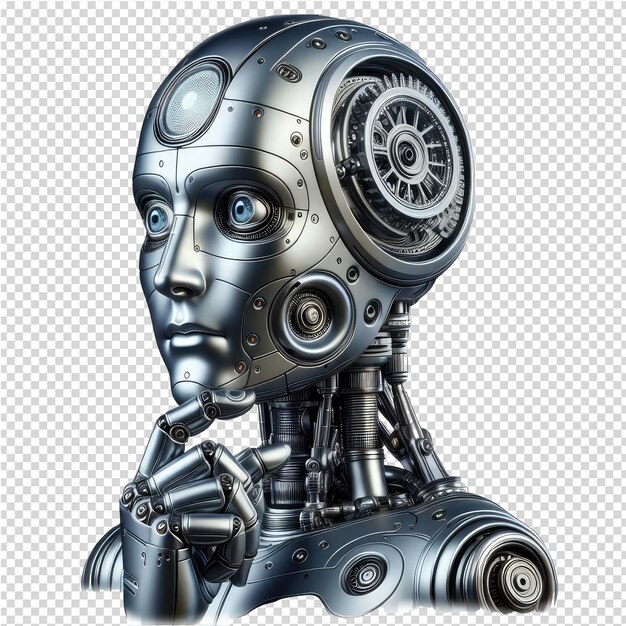 PSD robot aislado png con fondo transparente