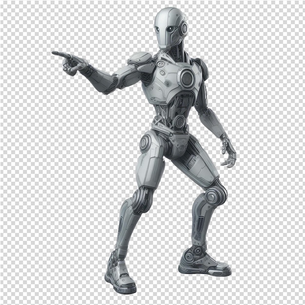 PSD robot aislado png con fondo transparente