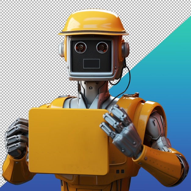 PSD el robot amarillo png