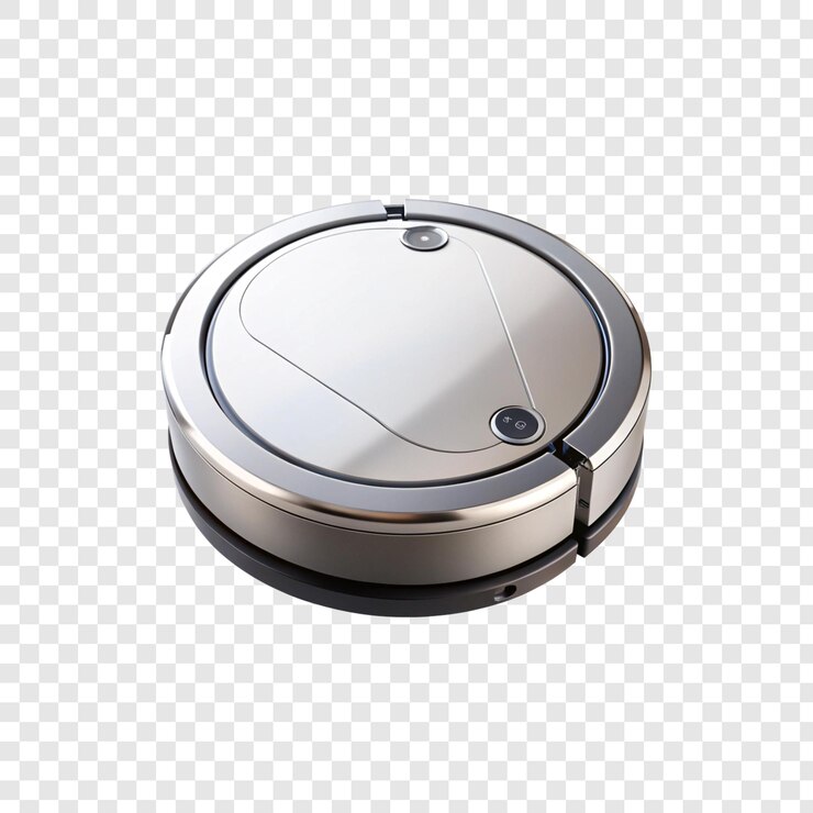 PSD robot aspirador psd png aislado en un fondo transparente