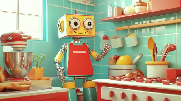 El robot chef amigable