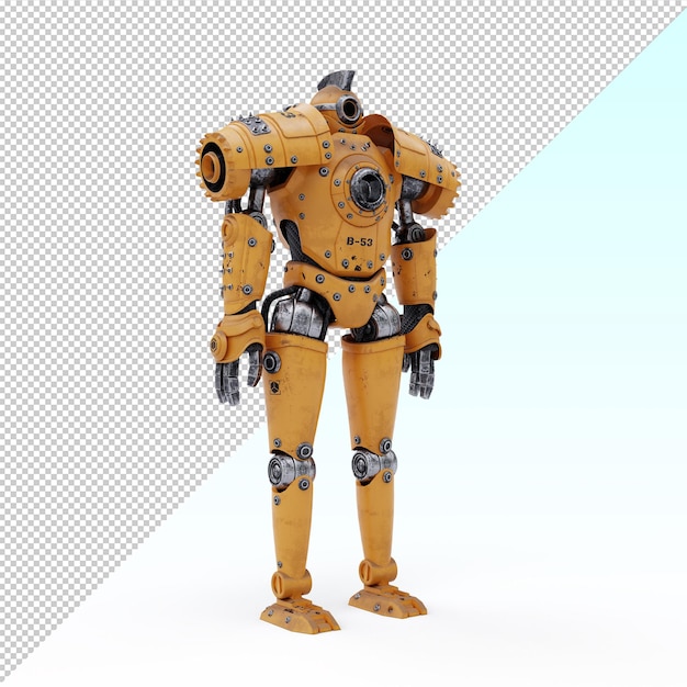 Robot di guerra sci-fi