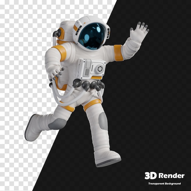 un robot avec un effet 3D dessus