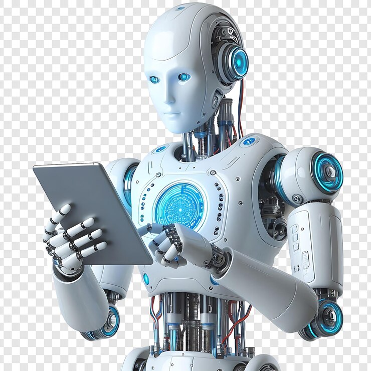 PSD robot humanoide usando una tableta