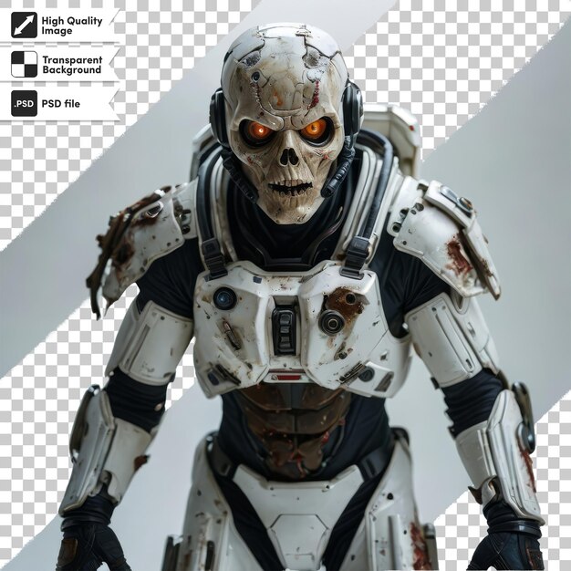un robot con una imagen de un robot que dice robot en él