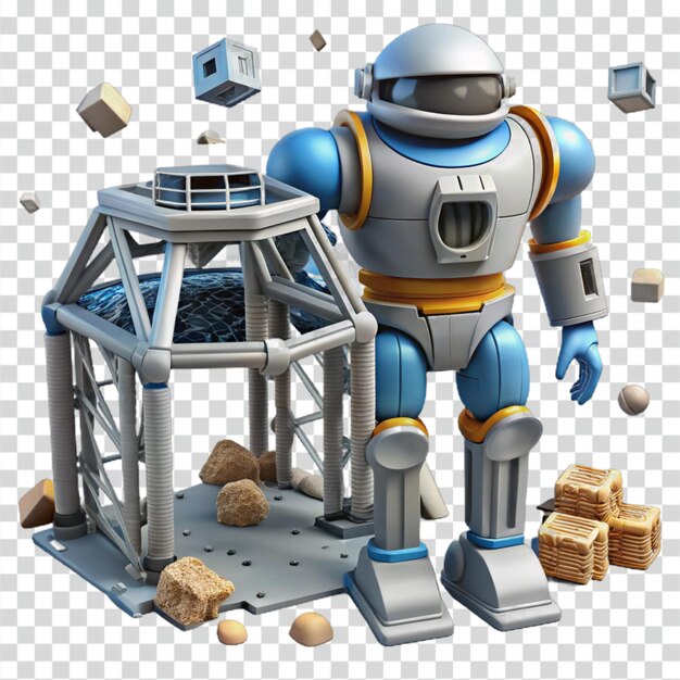 Robot y juego de la Estación Espacial