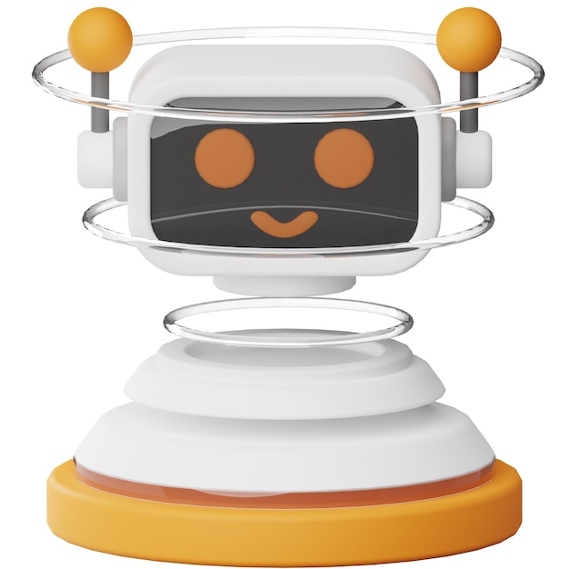 Robot ologramma Intelligenza artificiale Tecnologia Metaverse Mondo digitale