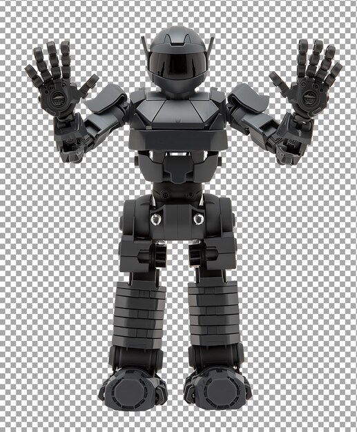 robot png aislado en un fondo transparente