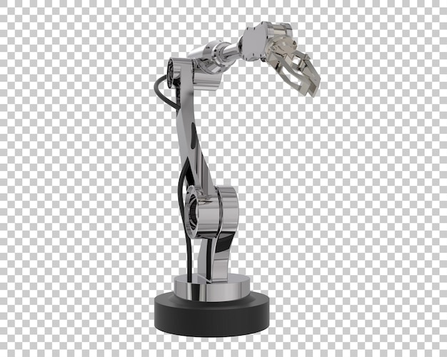 Robot D'usine Sur Fond Transparent Illustration De Rendu 3d