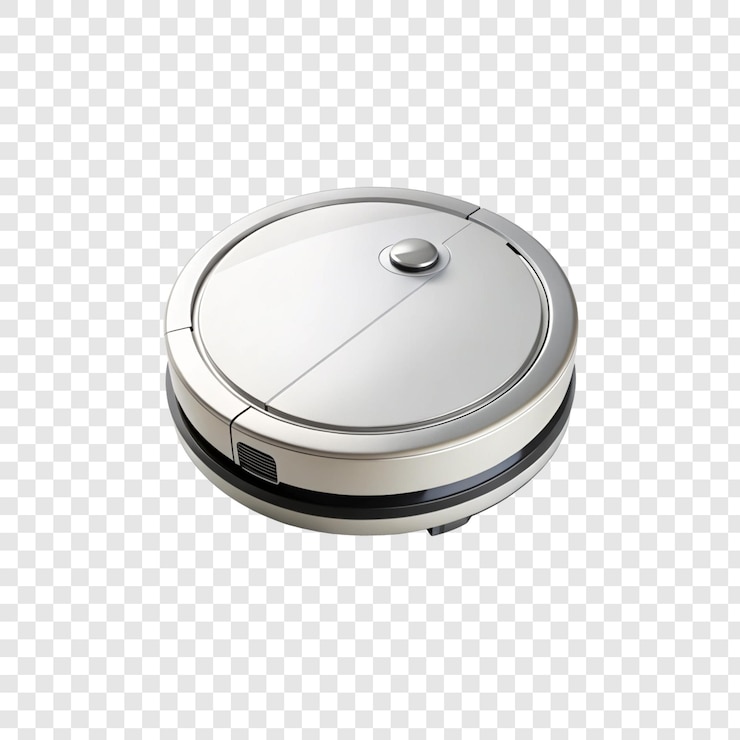 PSD roboter-staubsauger psd png isoliert auf durchsichtigem hintergrund