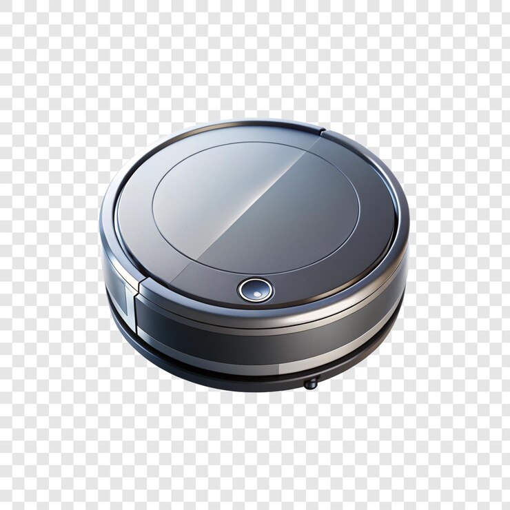 PSD roboter-staubsauger psd png isoliert auf durchsichtigem hintergrund