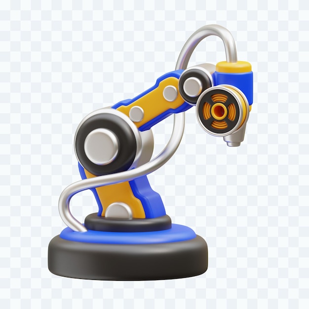 Roboterarm 3D-Bild