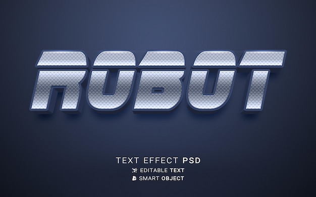 PSD robotertexteffekt